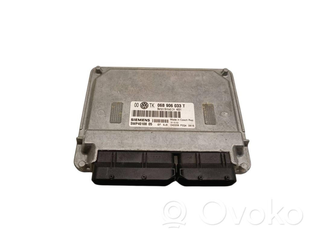 Engine control unit/module   06B906033T,5WP4010805