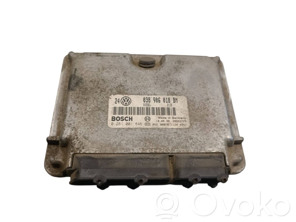 Engine control unit/module   038906018BM,0281001846,28SA3729