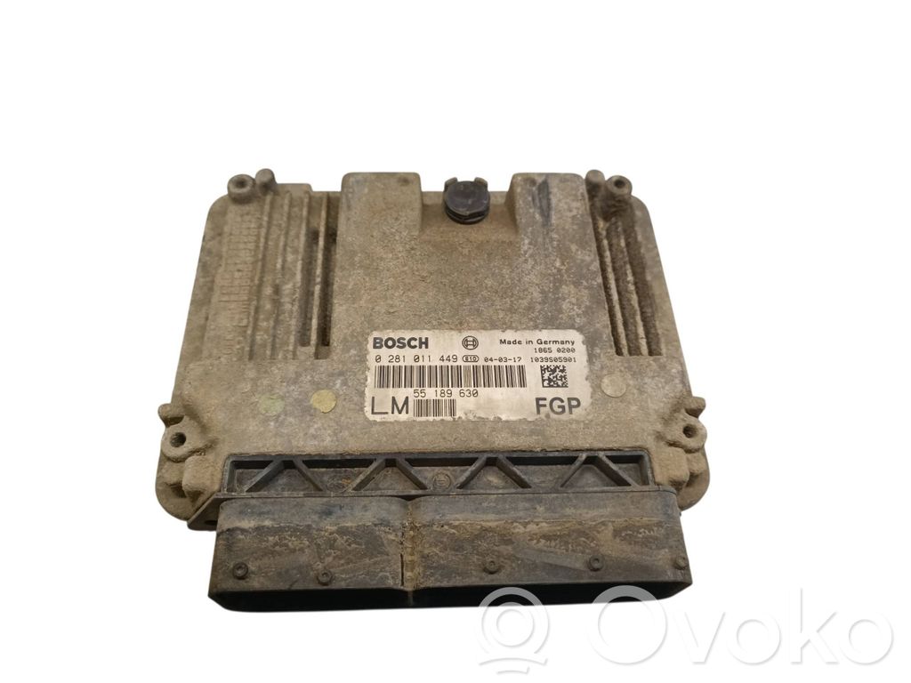 Engine control unit/module   0281011449,1039S05901,55189630