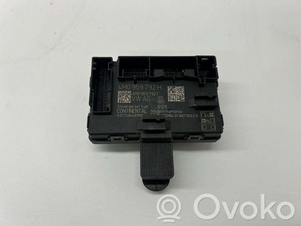 Audi A4 S4 B9 8W Door control unit/module 