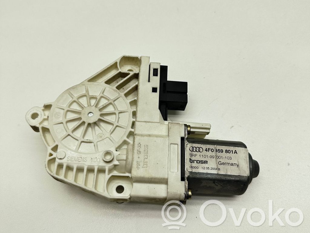 Audi A6 S6 C6 4F Varikliukas priekinio langų pakėlėjo 