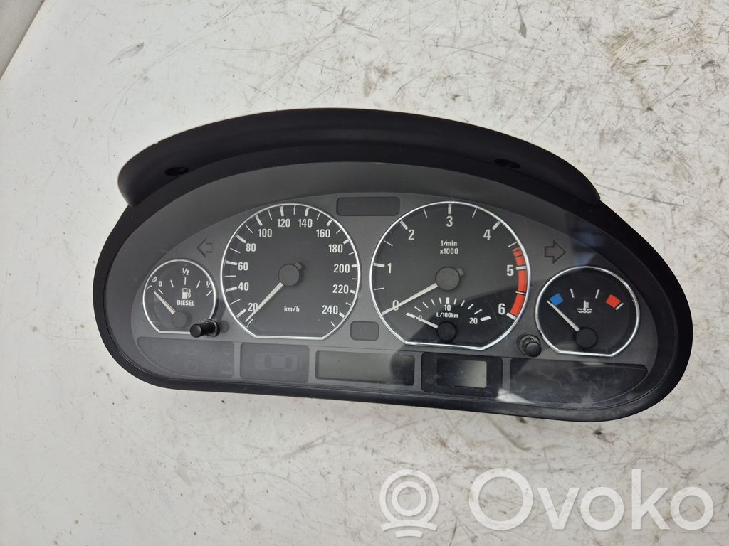 BMW 3 E46 Speedometer (instrument cluster) 