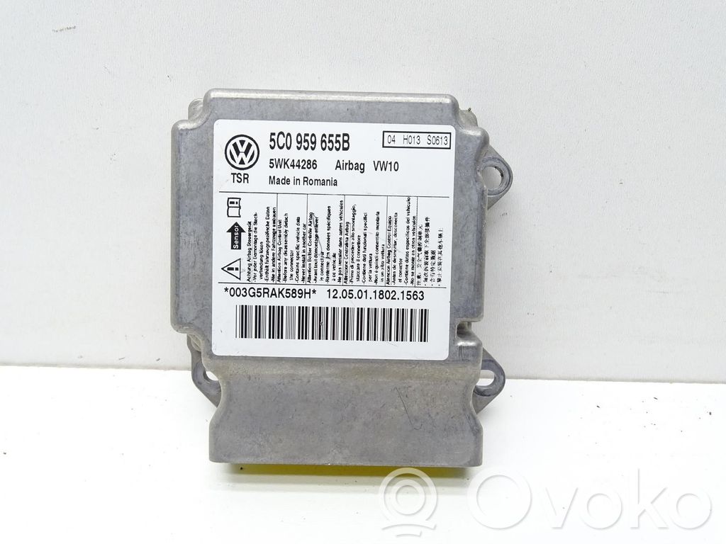 Skoda Yeti (5L) Sterownik / Moduł Airbag 