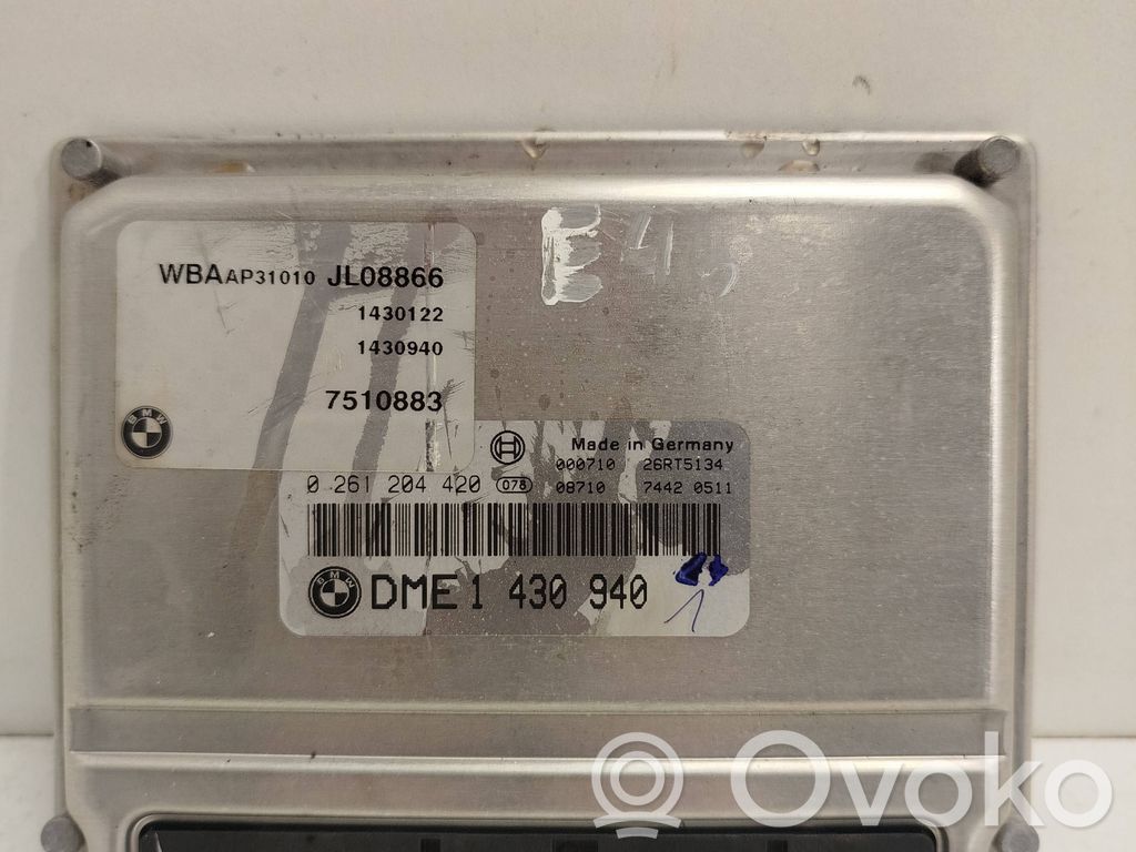 BMW 3 E46 Variklio valdymo blokas 