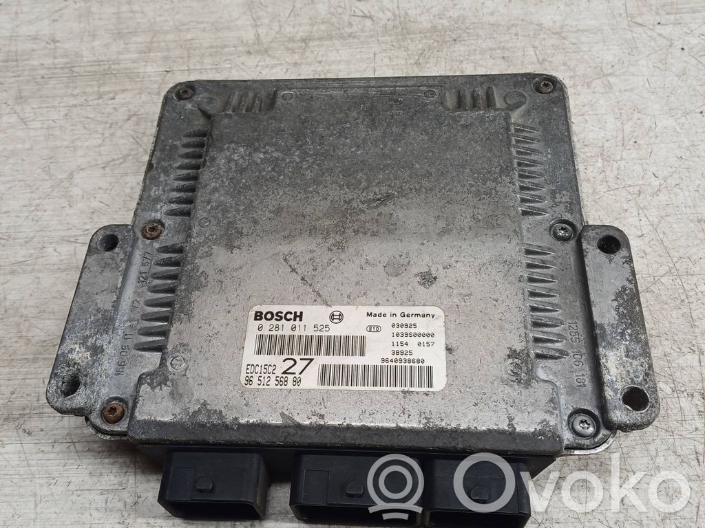 Peugeot 206 Engine control unit/module 
