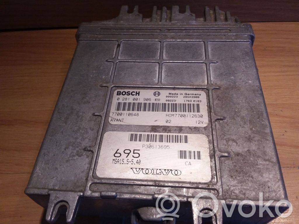 Volvo S40, V40 Engine control unit/module 