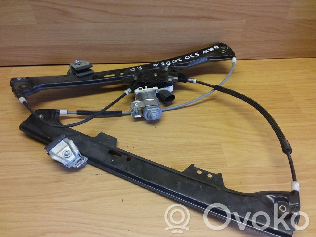 BMW 5 E60 E61 Front door window regulator with motor 