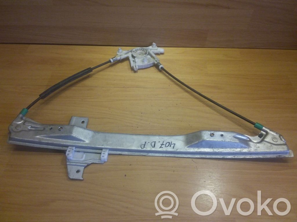 Peugeot 407 Mechanizm podnoszenia szyby przedniej bez silnika 
