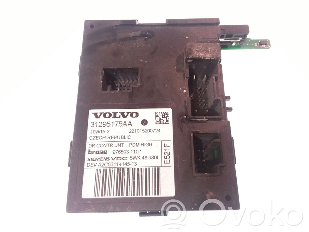 Other control units/modules   31295175AA