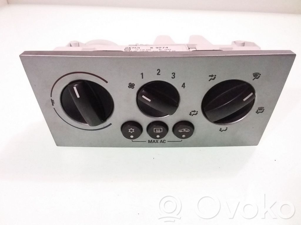 Opel Meriva A Climate control unit 
