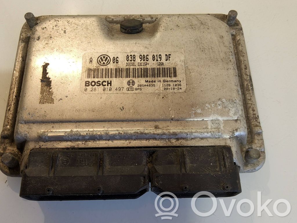 Engine control unit/module   038906019DF,0281010497,28SA4835