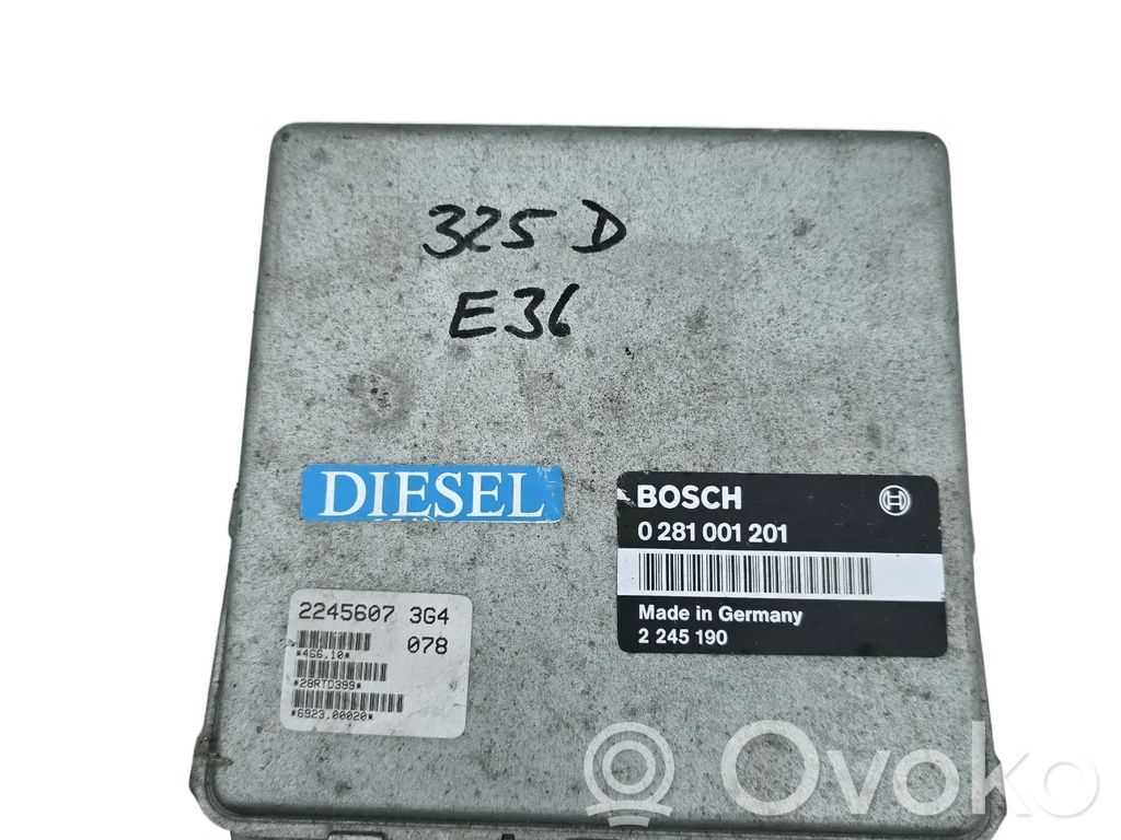 BMW 3 E36 Motorsteuergerät ECU 