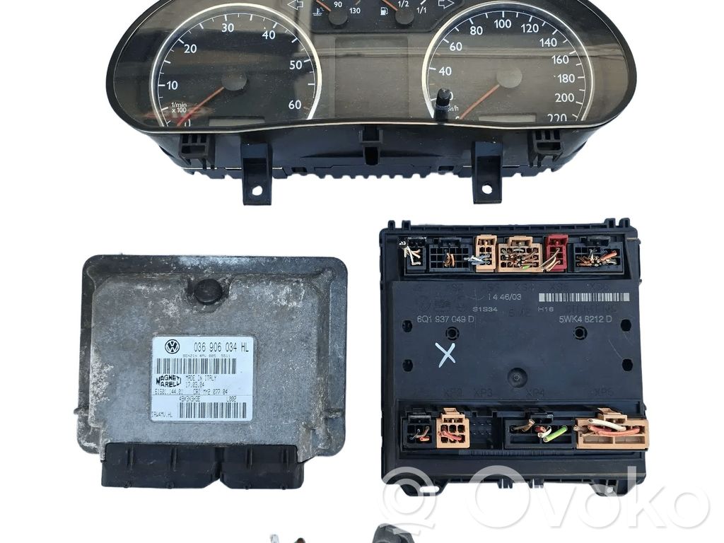 Volkswagen Polo IV 9N3 Unité de commande, module ECU de moteur 