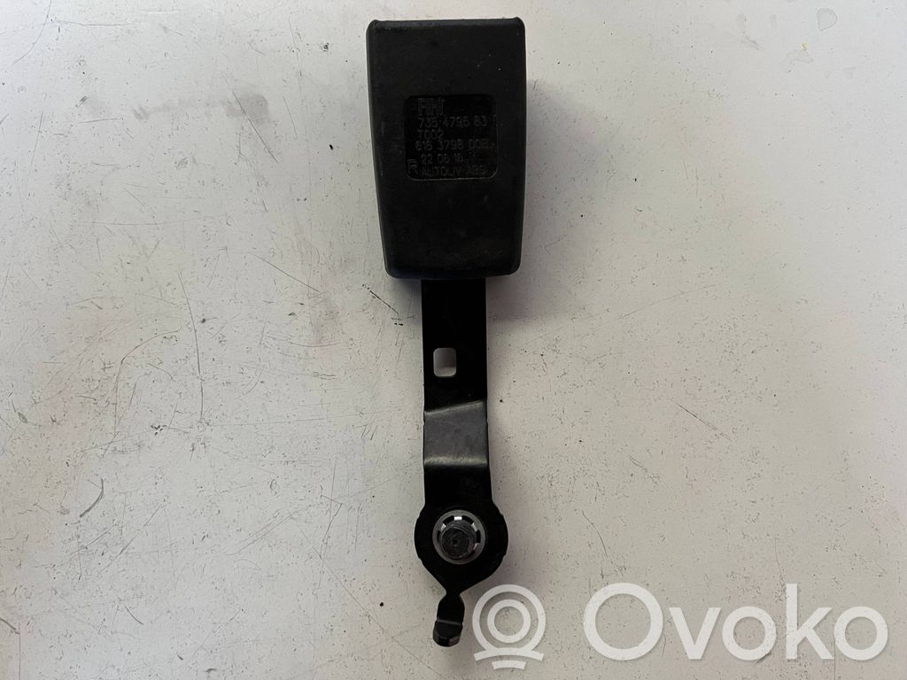 Opel Combo D Hebilla del cinturón delantero 