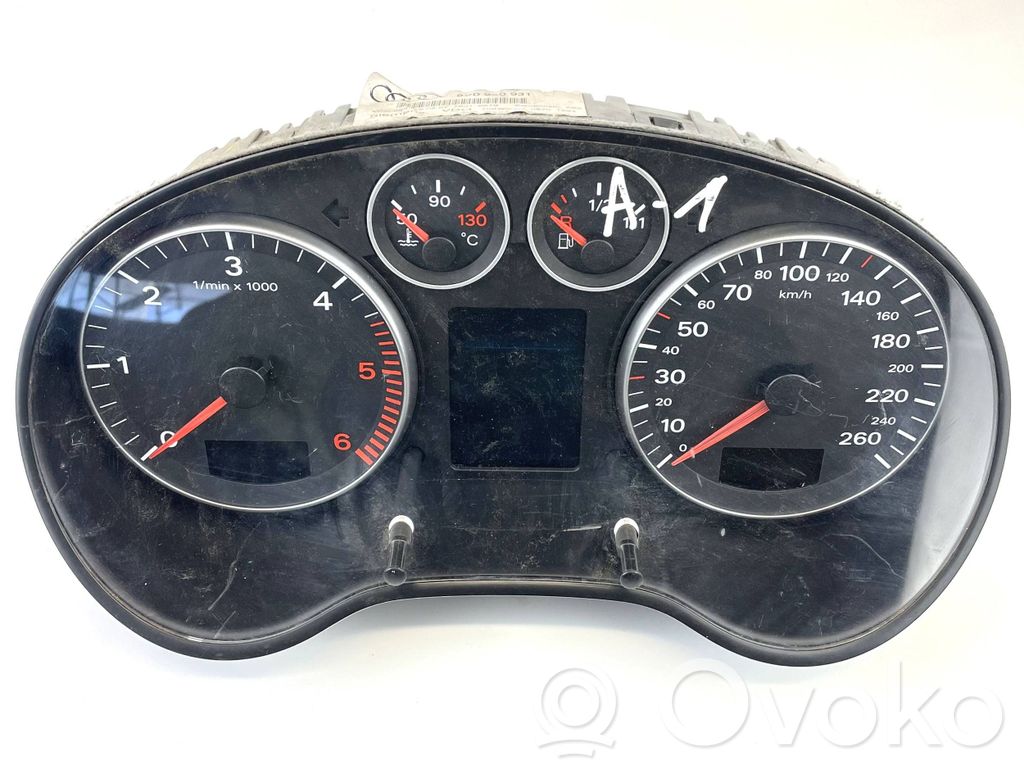 Audi A3 S3 A3 Sportback 8P Speedometer (instrument cluster) 