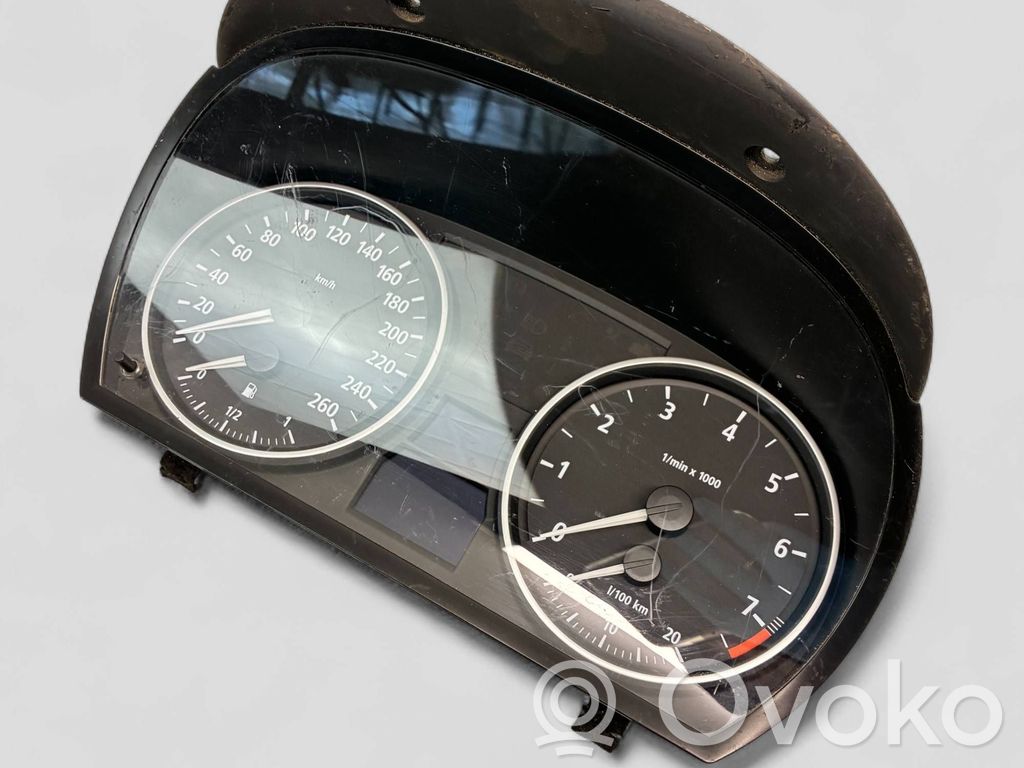BMW 3 E90 E91 Speedometer (instrument cluster) 