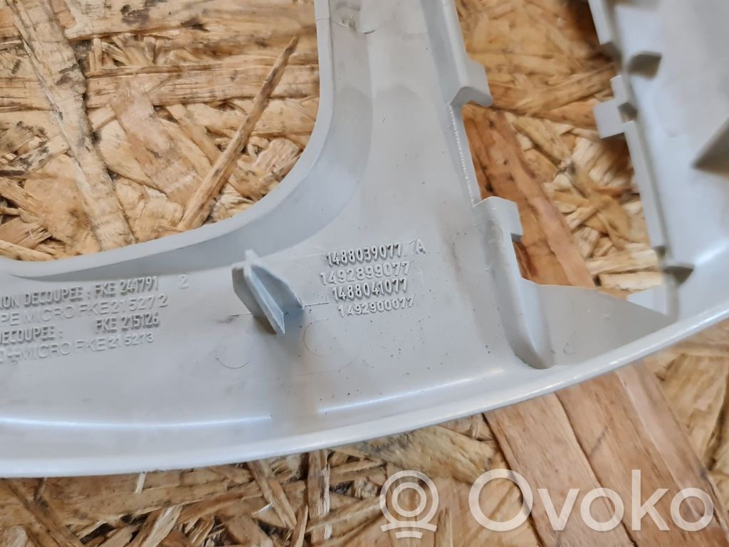 Peugeot 807 Headlining lighting console trim 
