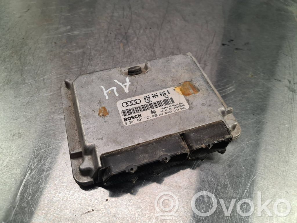 Engine control unit/module   038906018R,0281001726,28SA3666