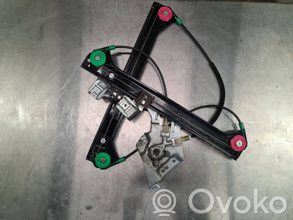 Saab 9-3 Ver2 Meccanismo di sollevamento del finestrino anteriore senza motorino 