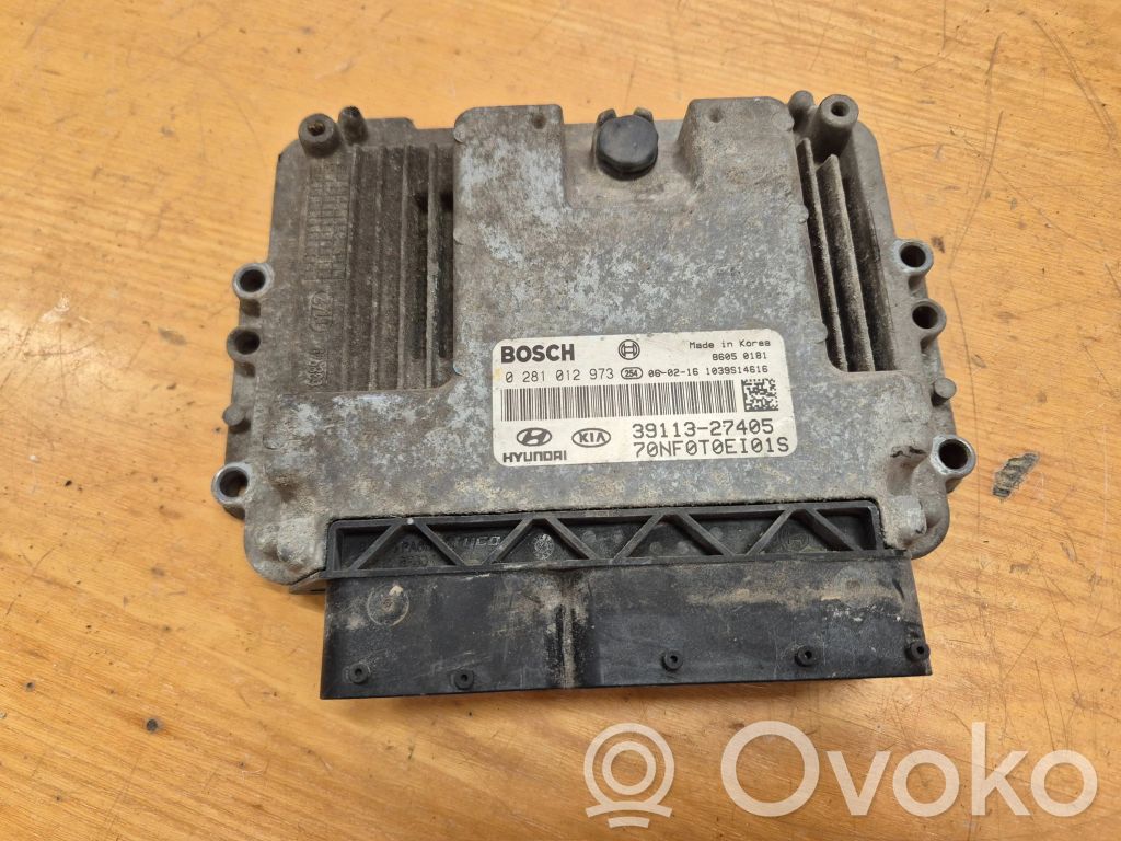 Engine control unit/module   3911327405,70NF0T0EI01S,0281012973