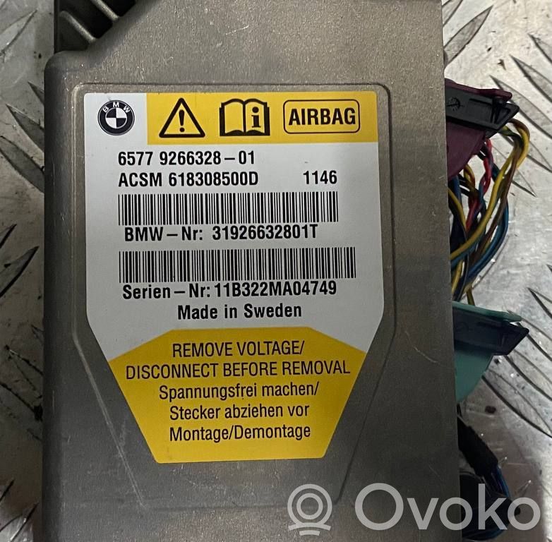 BMW 7 F01 F02 F03 F04 Gaisa spilvenu vadības bloks 