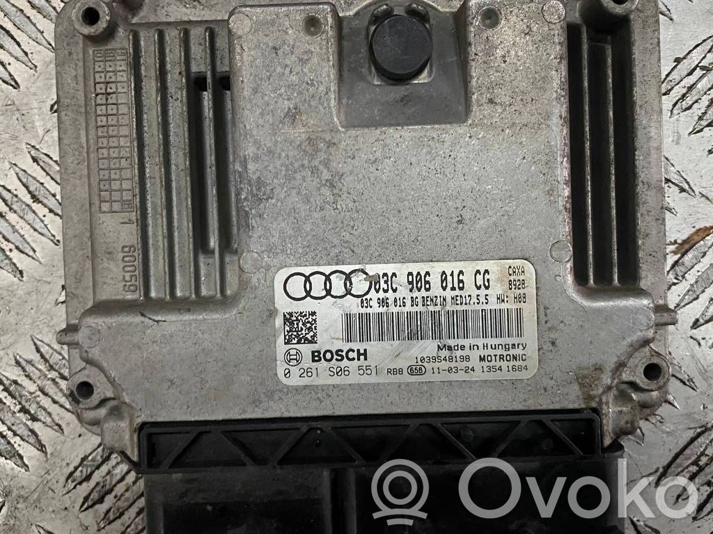 Engine control unit/module   0261S06551,03C906016CG,HAMU4079754