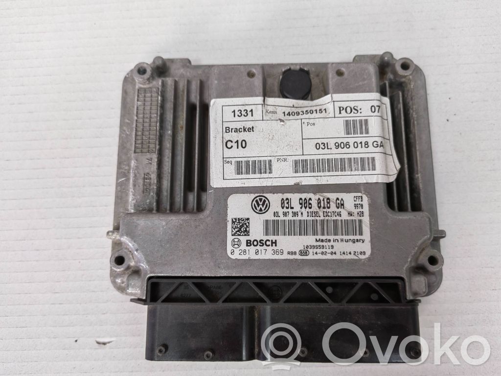 Volkswagen Eos Engine control unit/module ECU 