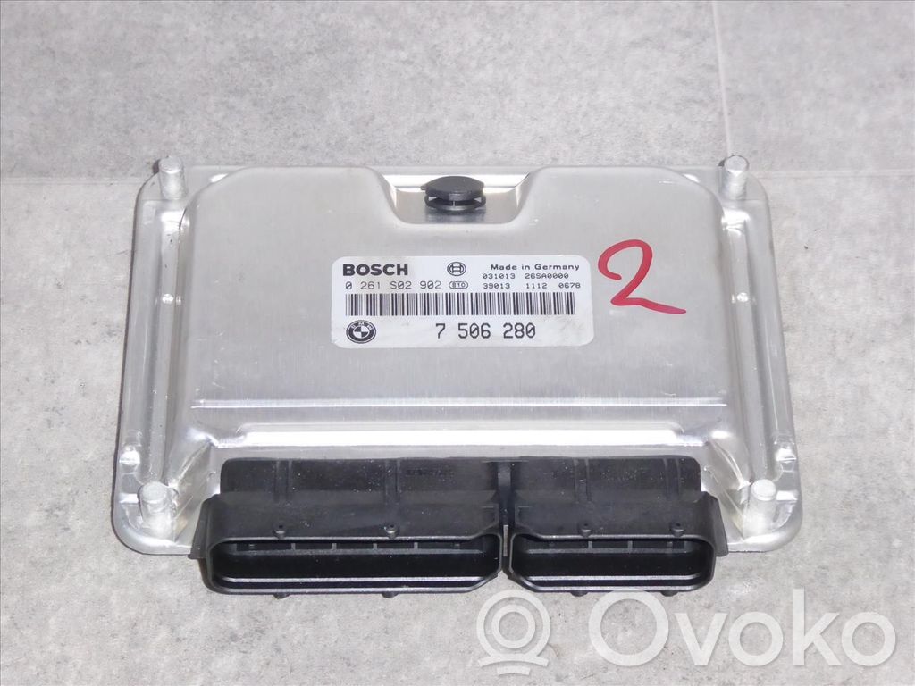 BMW 7 E65 E66 Fuel injection control unit/module 