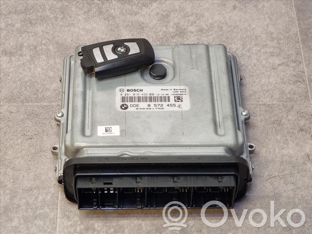 BMW 5 F10 F11 Unité de commande, module ECU de moteur