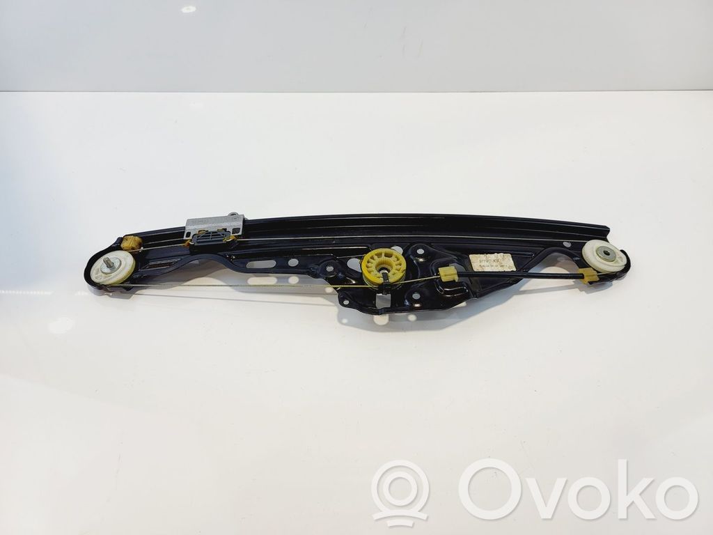 BMW 5 E60 E61 Meccanismo di sollevamento del finestrino posteriore senza motorino