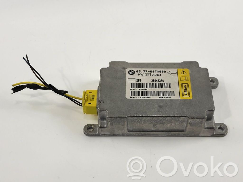 BMW 7 E65 E66 Sensor impacto/accidente para activar Airbag 