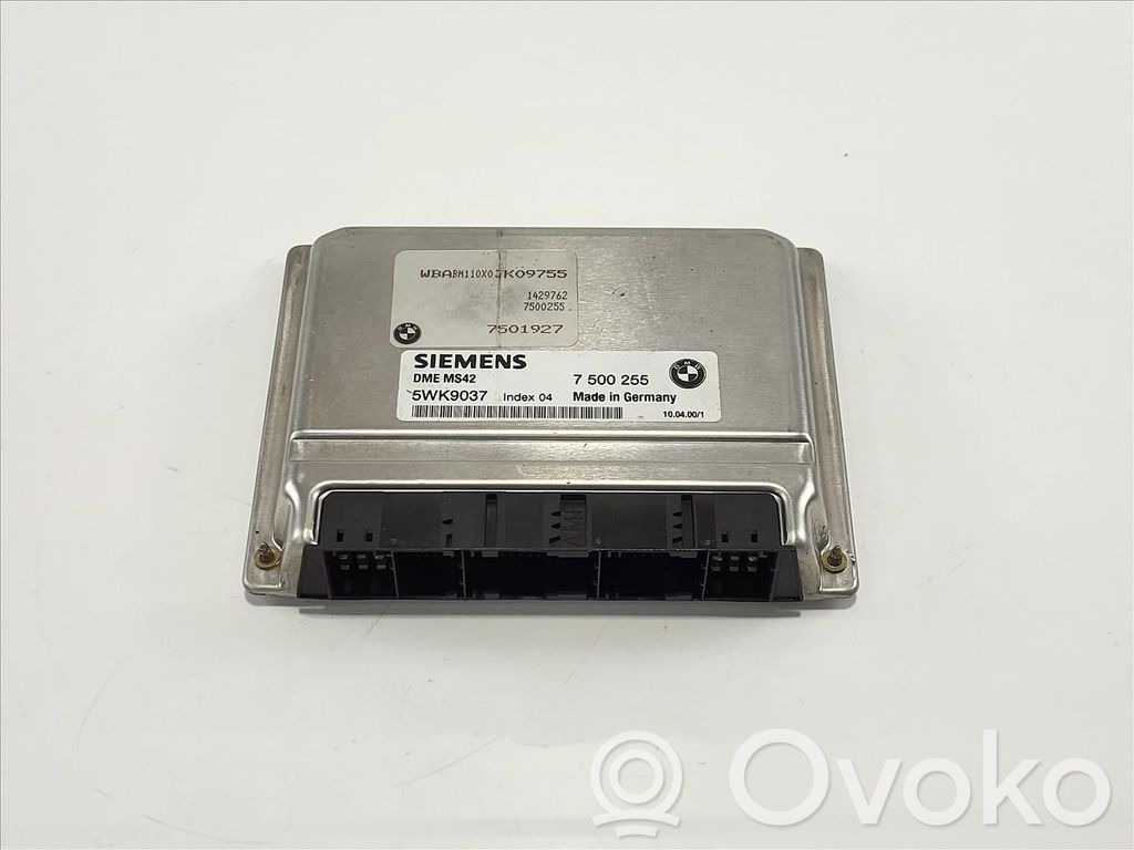 BMW 3 E46 Unité de commande, module ECU de moteur 