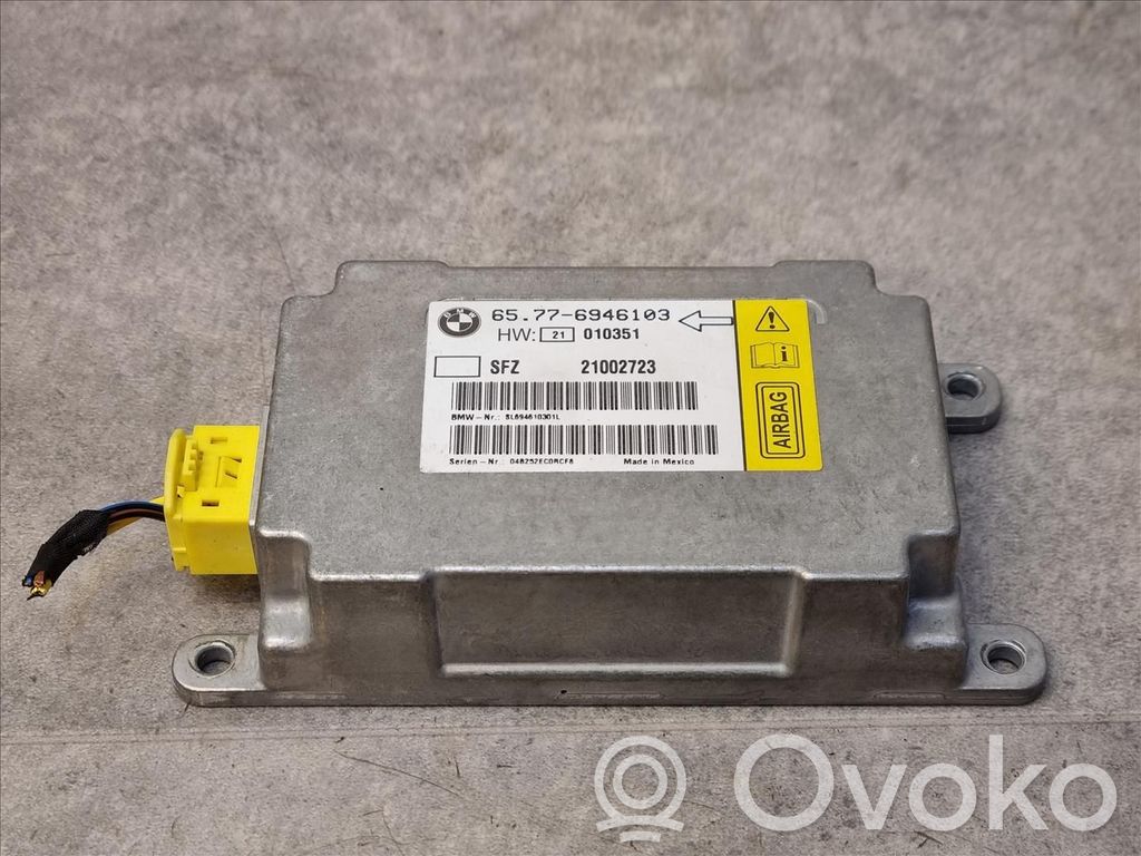 BMW 7 E65 E66 Sensor impacto/accidente para activar Airbag 