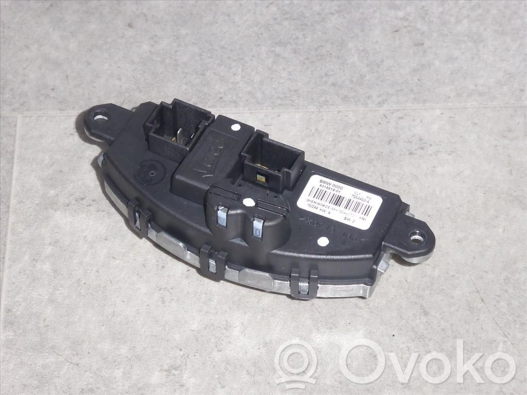 BMW 3 F30 F35 F31 Motorino ventola riscaldamento/resistenza ventola