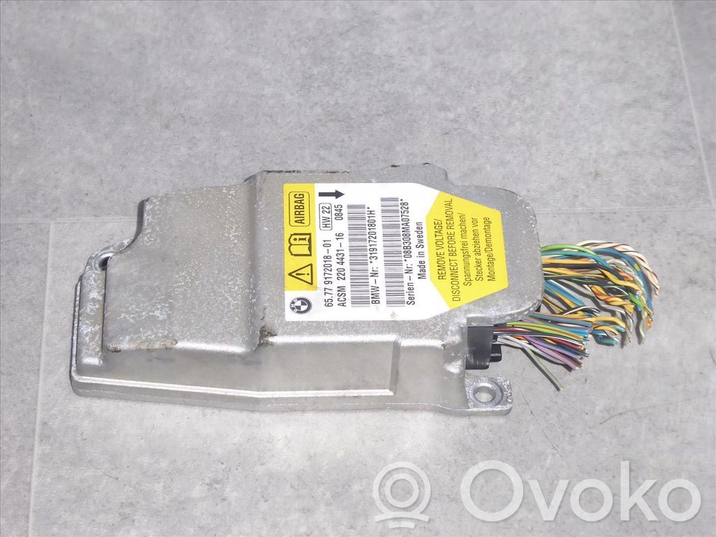 Module de contrôle airbag   65779172018,65779172018