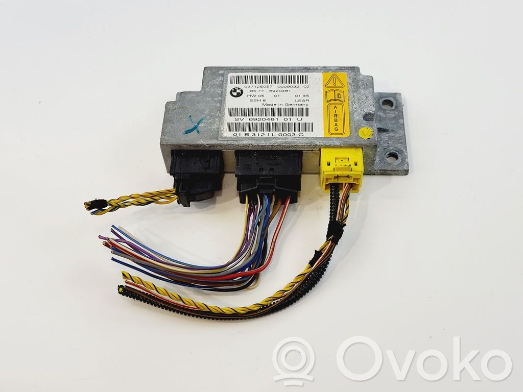 BMW 7 E65 E66 Airbagsensor Crashsensor Drucksensor 