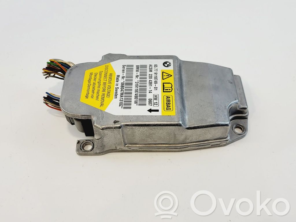 Airbag control unit/module   65779172018,65779172018