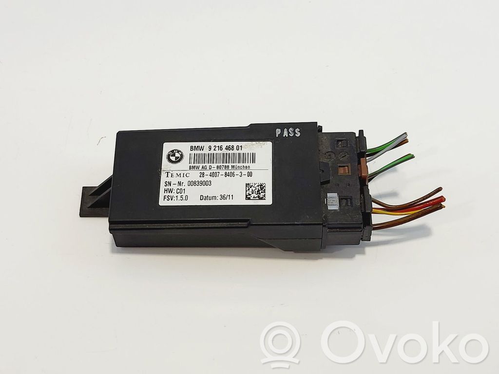 BMW 5 F10 F11 Module de commande de siège 