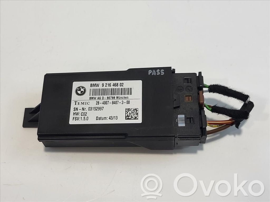 Module de commande de siège   61357490465,61357490465