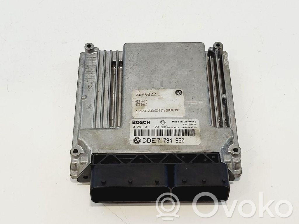 BMW 5 E60 E61 Unidad de control/módulo ECU del motor 