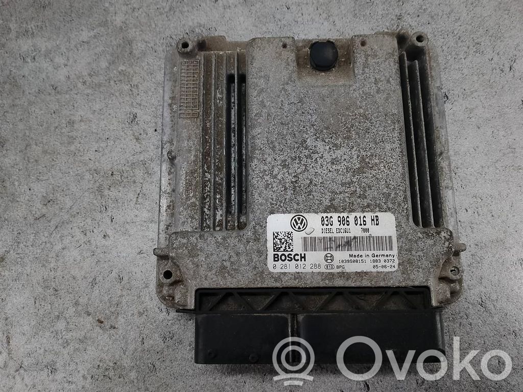 Engine control unit/module ECU   03G906016HB
