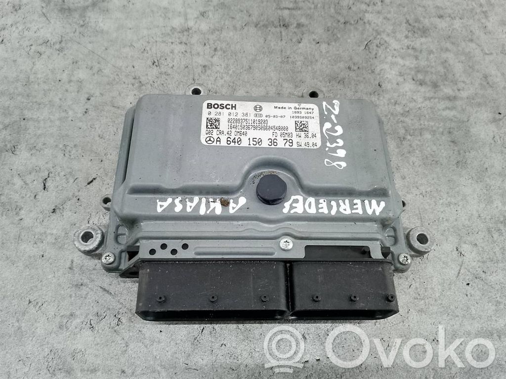 Mercedes-Benz A W169 Engine control unit/module ECU 