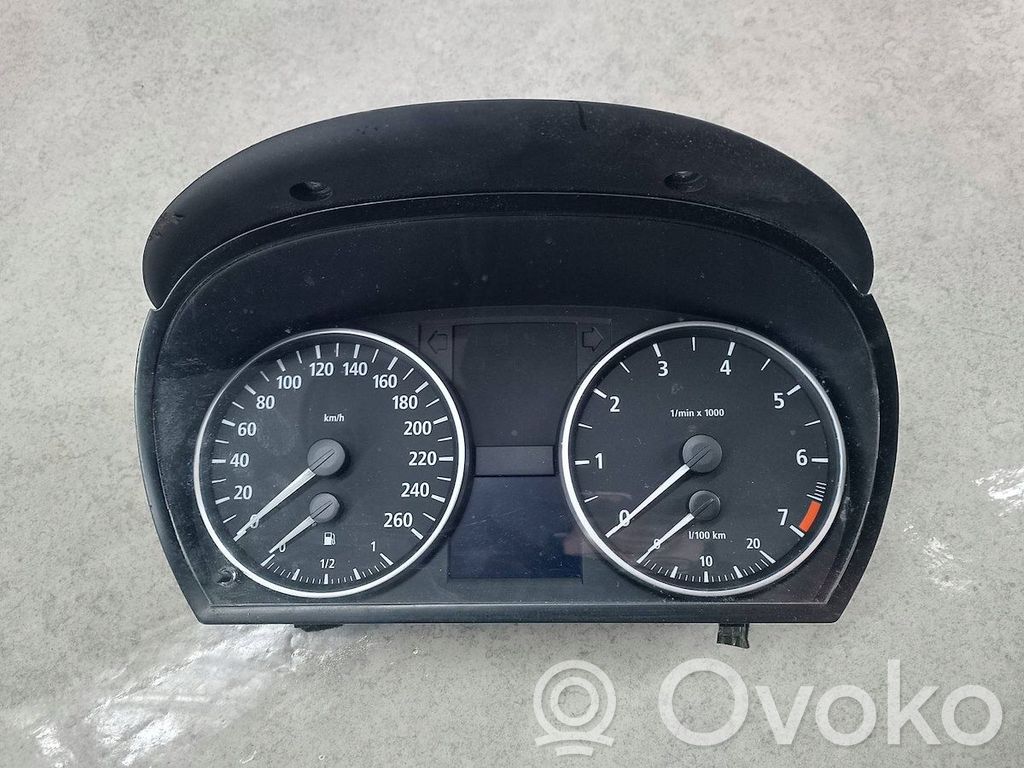 BMW 3 E90 E91 Speedometer (instrument cluster) 