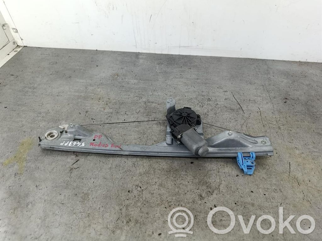 Front door window regulator with motor