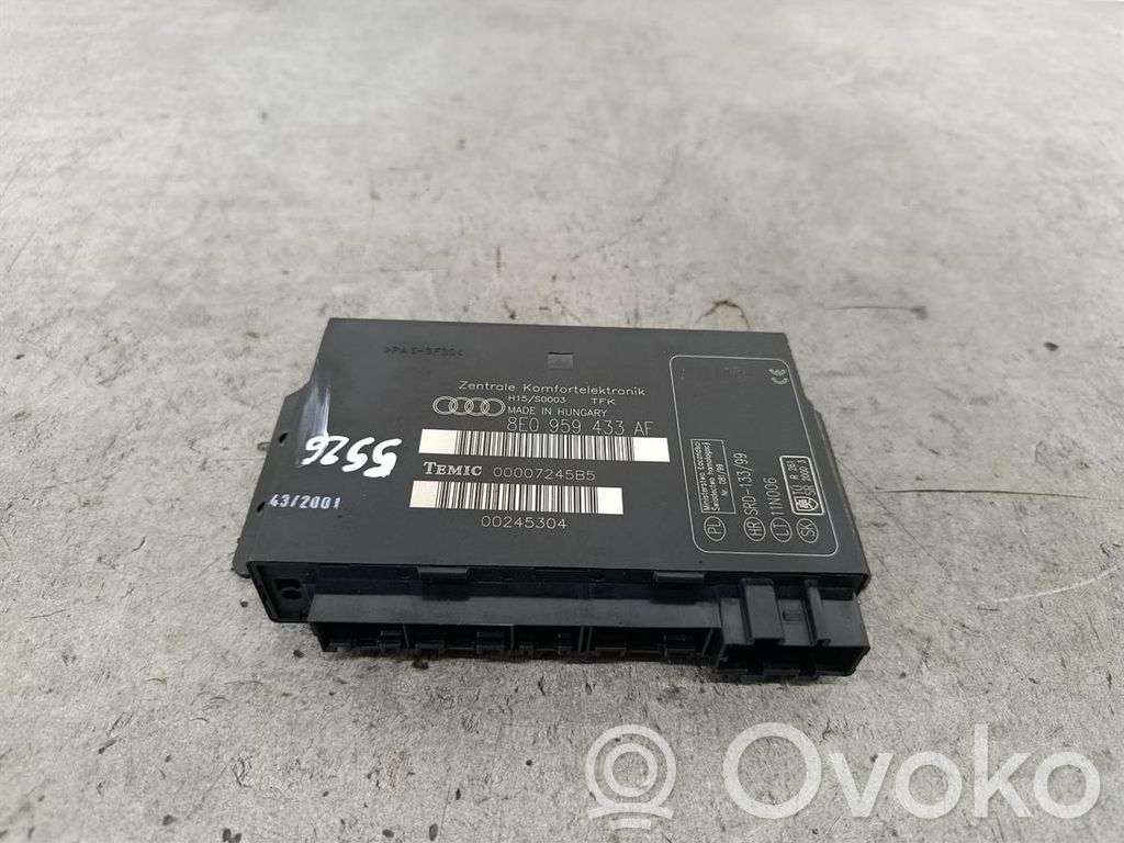 Audi A4 S4 B6 8E 8H Komforta modulis 