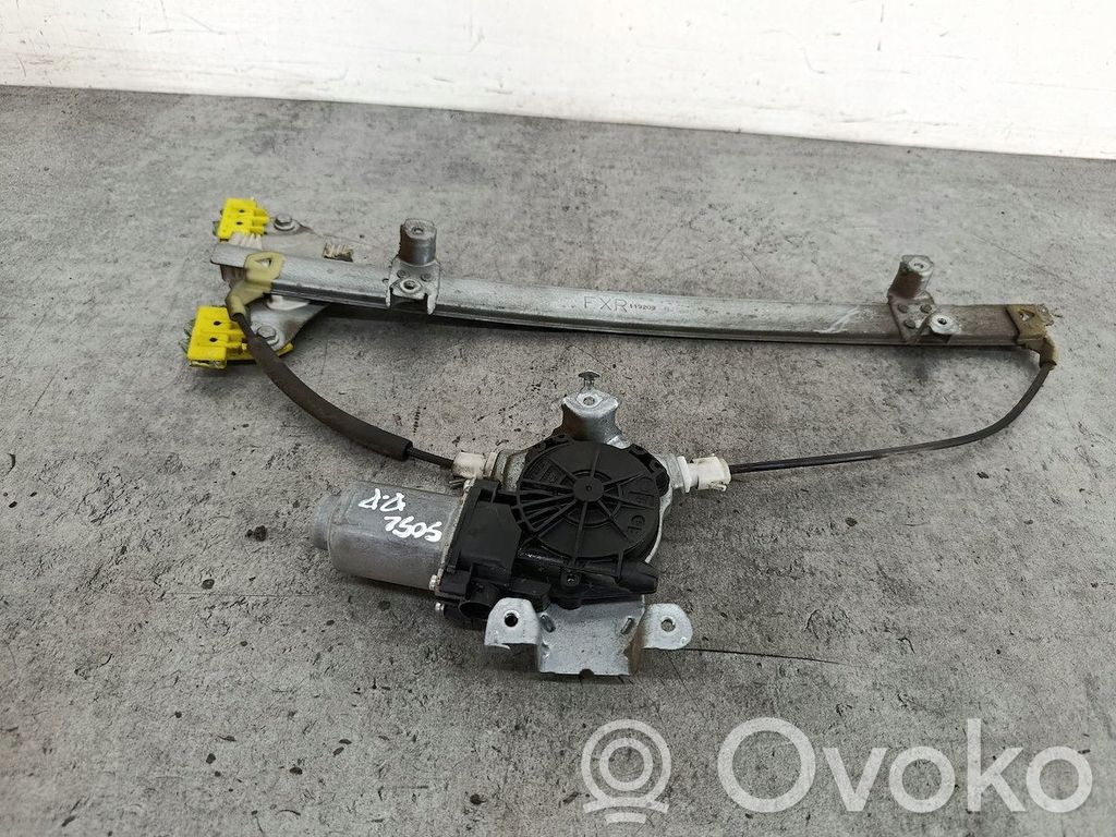 Front door window regulator with motor
