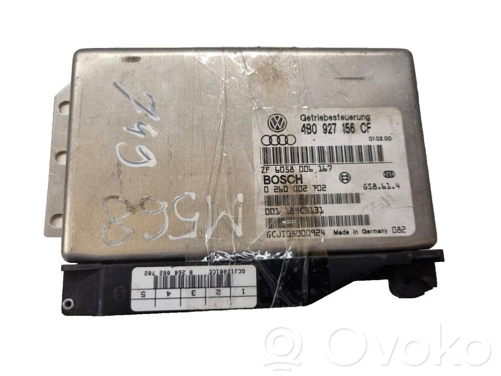 Gearbox control unit/module   4B0927156CF,0260002702,6058006167