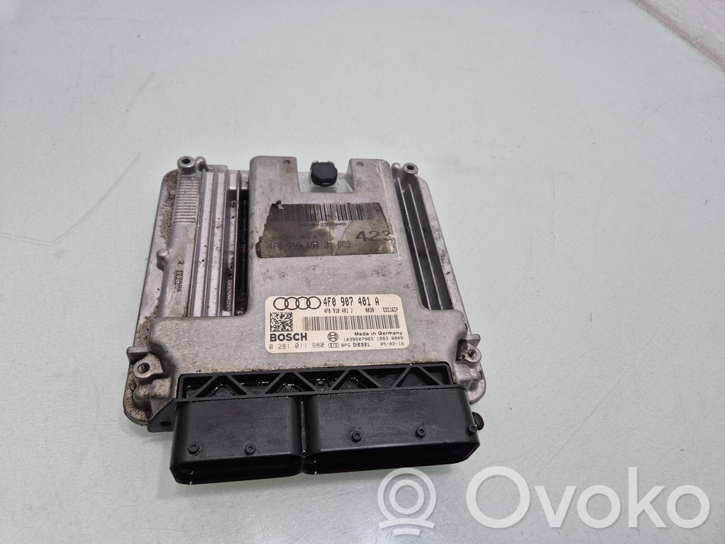 Audi A6 S6 C6 4F Variklio valdymo blokas 