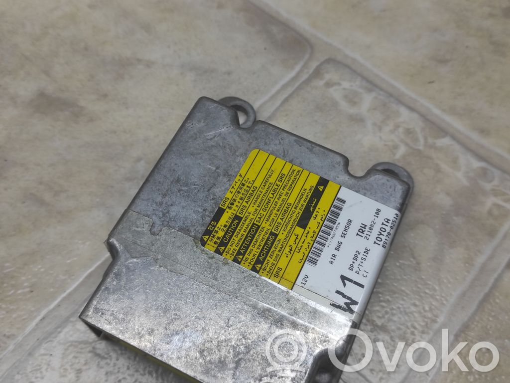 Toyota Corolla Verso AR10 Airbag control unit/module 