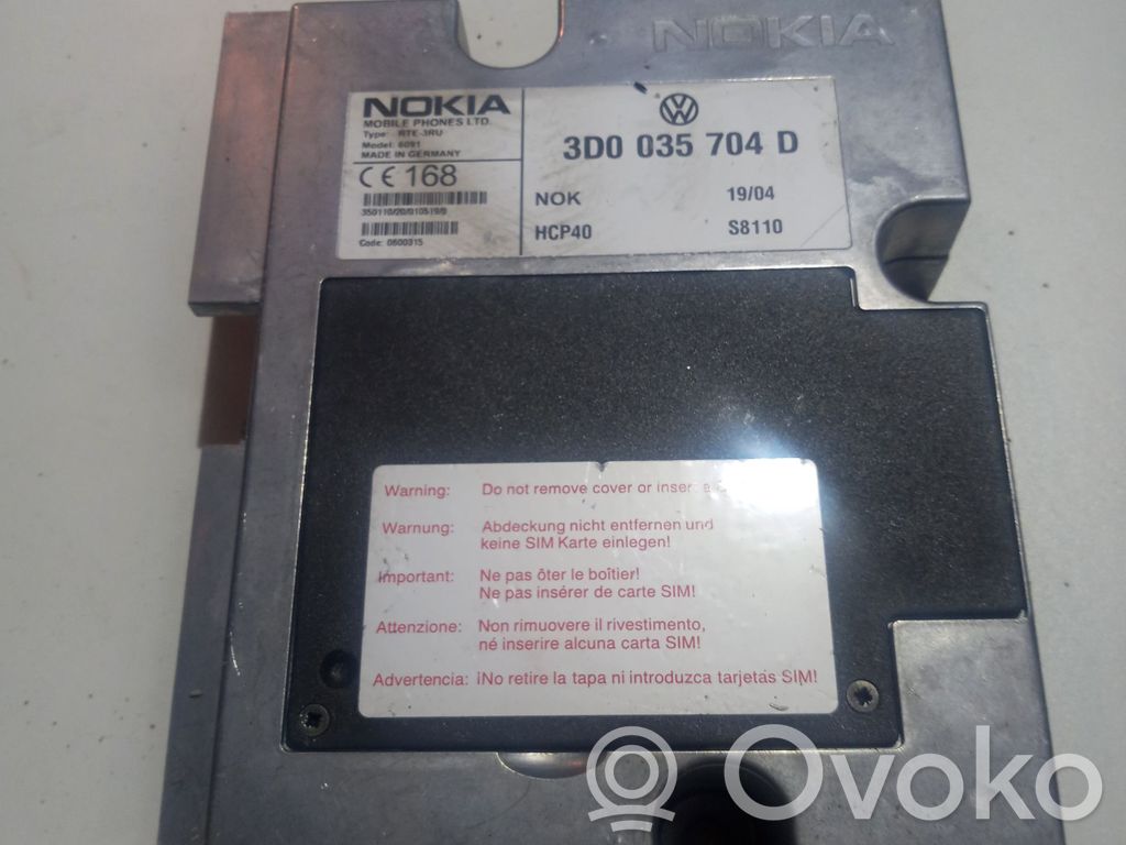 Volkswagen Phaeton Phone control unit/module 